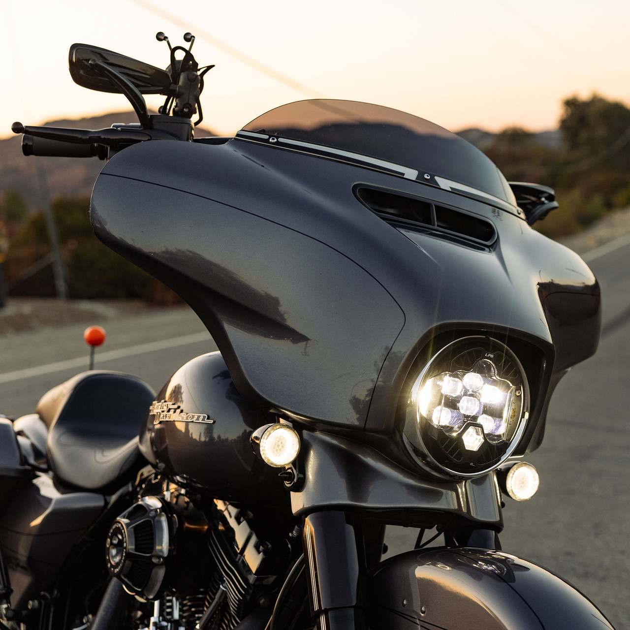 Baja Designs LP6 LED Single Headlight Kit 96-13 StreetGlide/RoadKing